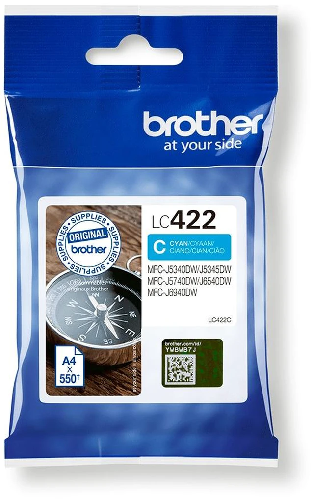 Main image of Brother LC-422C ink cartridge 1 pc(s) Original Cyan