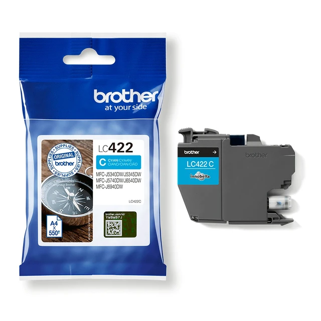 Alt view image 3 of 5 - Brother LC-422C ink cartridge 1 pc(s) Original Cyan