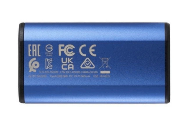 Alt view image 3 of 5 - ADATA SE880 500GB External SSD | Portable Ultra Fast Solid State Drive Compatible with PS5 XBOX | Blue