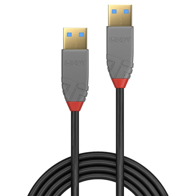 Alt view image 4 of 4 - Lindy 2m USB 3.2 Type A Cable, Anthra Line 36752