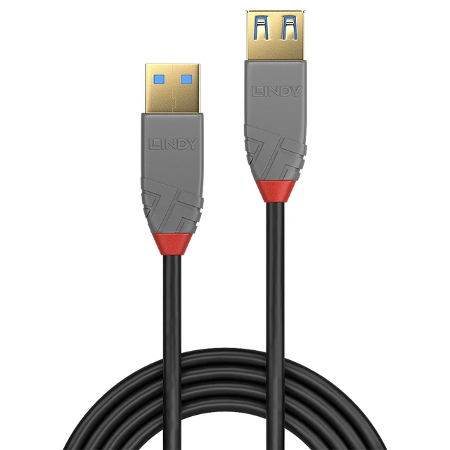 Alt view image 4 of 4 - Lindy 3m USB 3.2 Type A Extension Cable, Anthra Line - 36763