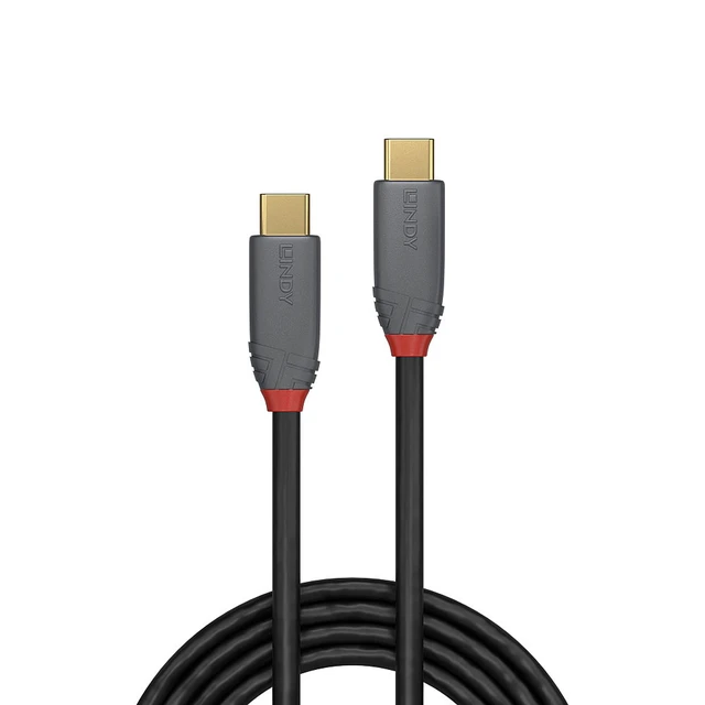 Alt view image 4 of 4 - Lindy 1,5m USB 3.2 Type C Cable, 5A PD, Anthra Line 36902