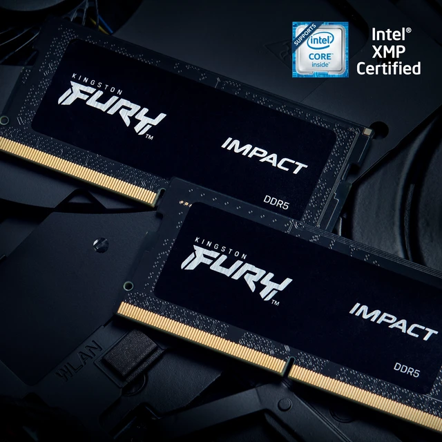 Alt view image 5 of 5 - Kingston Technology FURY 32GB 6000MT/s DDR5 CL38 SODIMM (Kit of 2) Impact XMP
