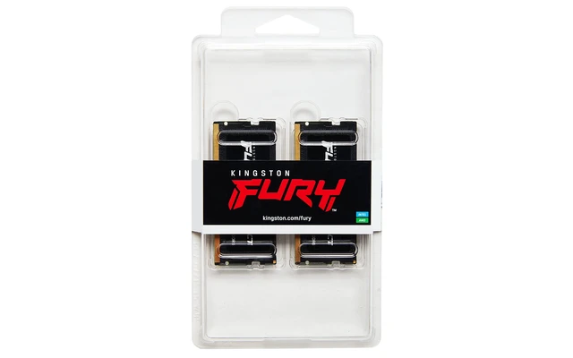 Alt view image 3 of 5 - Kingston Technology FURY 32GB 6400MT/s DDR5 CL38 SODIMM (Kit of 2) Impact XMP