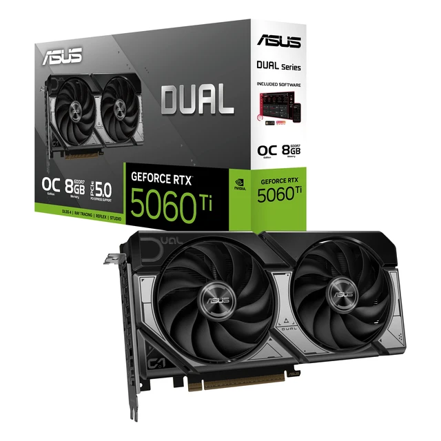 Alt view image 3 of 3 - ASUS Dual -RTX5060TI-O8G NVIDIA GeForce RTX 5060 Ti 8 GB GDDR7