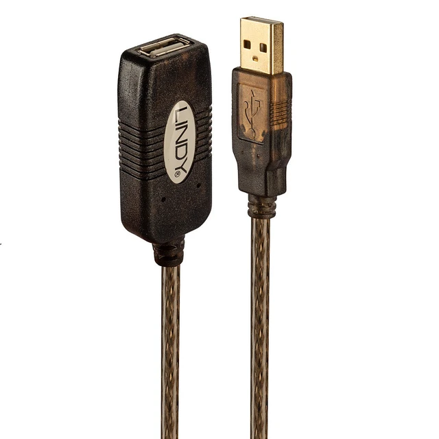 Alt view image 3 of 4 - Lindy 20m USB 2.0 Active Extension - 42631