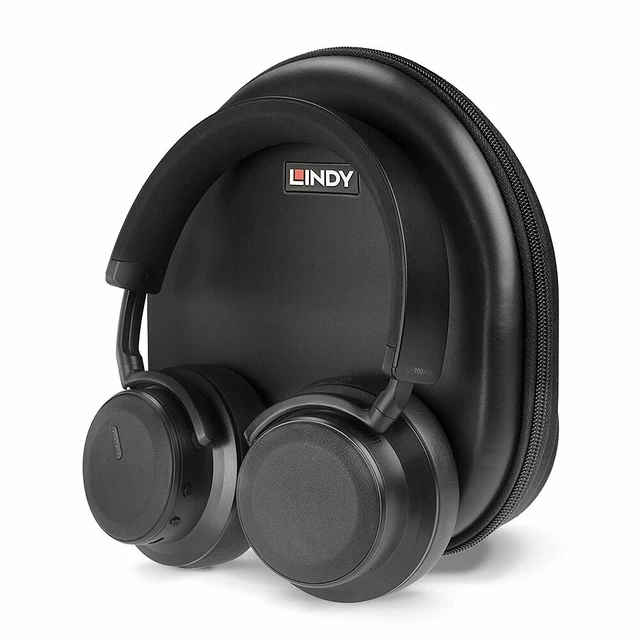 Alt view image 3 of 4 - Lindy LH900XW Headset Wired & Wireless Head-band Calls/Music USB Type-C Bluetooth Black