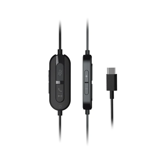 Alt view image 4 of 4 - Creative Labs Chat USB Headset Wired Head-band Office/Call center USB Type-C Black