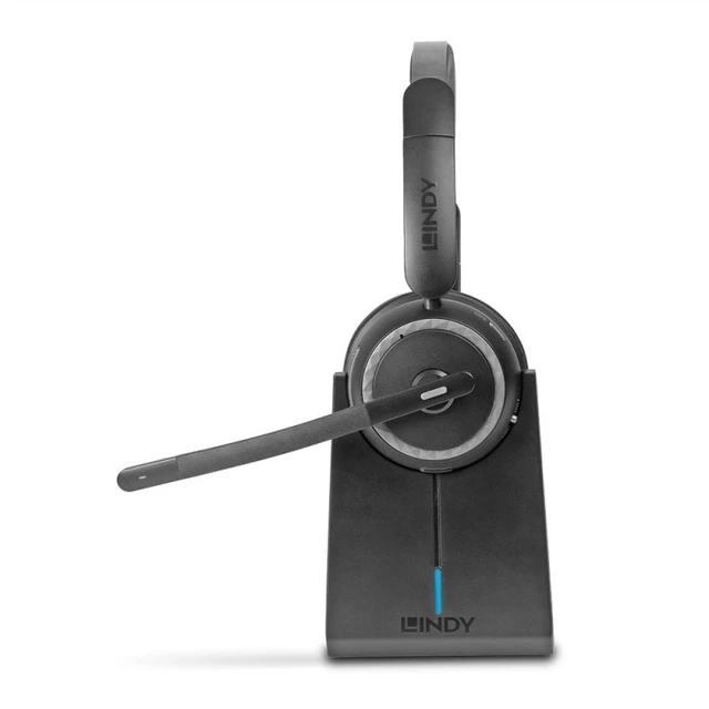 Alt view image 2 of 5 - Lindy L118 Wireless Noise Cancelling Headset & Charging Base