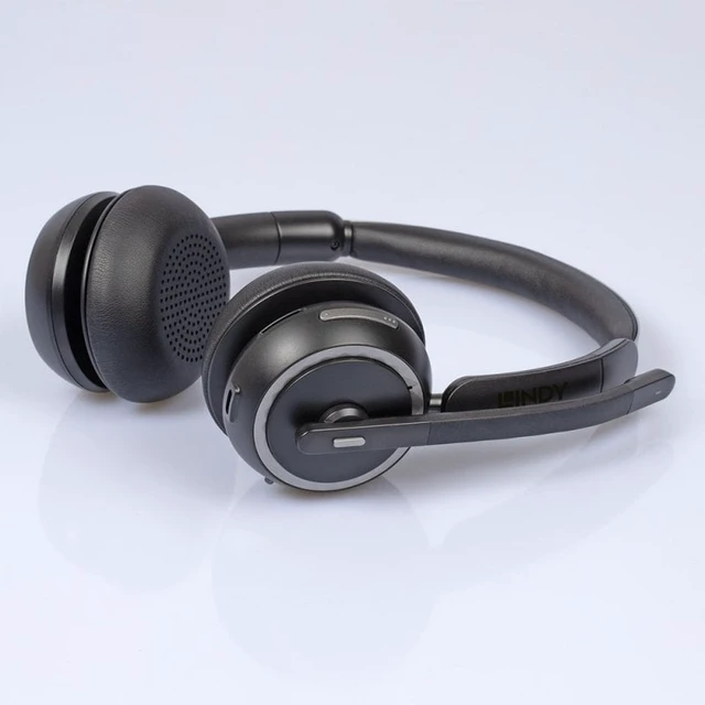 Alt view image 4 of 5 - Lindy L118 Wireless Noise Cancelling Headset & Charging Base