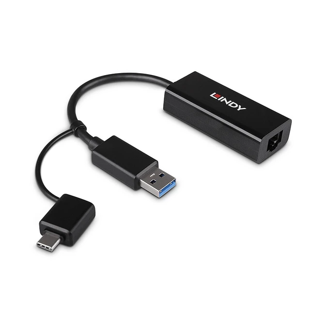 Alt view image 3 of 5 - Lindy USB 3.2 Gen 1 Gigabit Ethernet Converter
