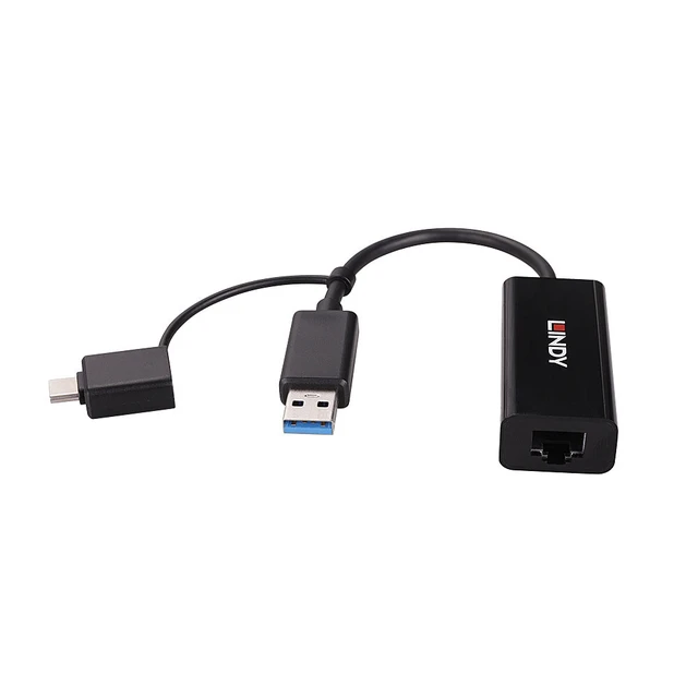 Alt view image 4 of 5 - Lindy USB 3.2 Gen 1 Gigabit Ethernet Converter