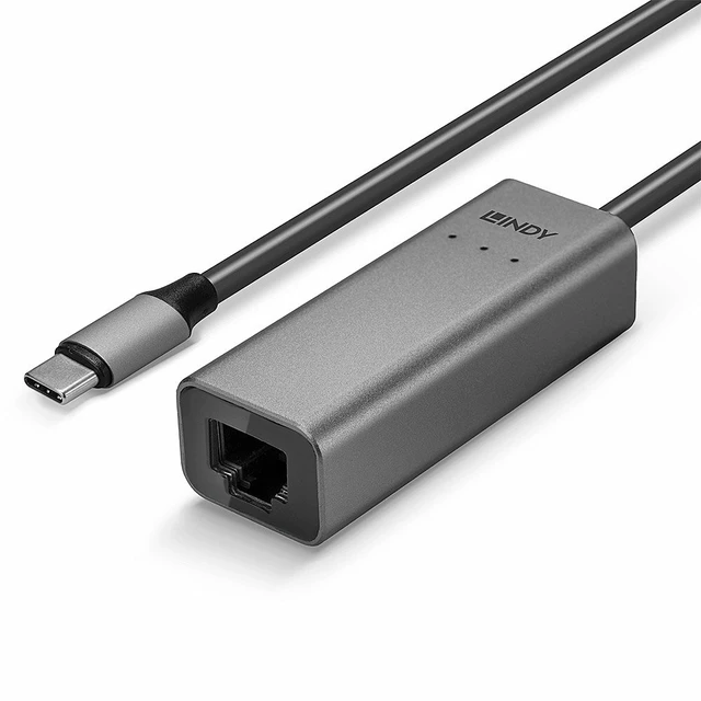 Alt view image 5 of 5 - Lindy USB 3.2 Type C to 2.5G Ethernet Converter