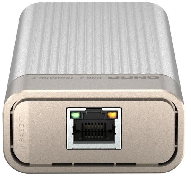 Alt view image 8 of 10 - QNAP QNA-UC10G1T USB 4 Type-C to 10G Base-T RJ45 Network Adapter