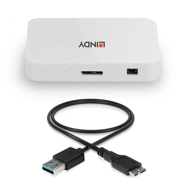 Alt view image 3 of 3 - Lindy USB 3.0 Hub Basic 4 Port
