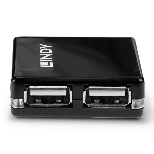 Alt view image 3 of 5 - Lindy USB 2.0 Mini Hub 4 Port