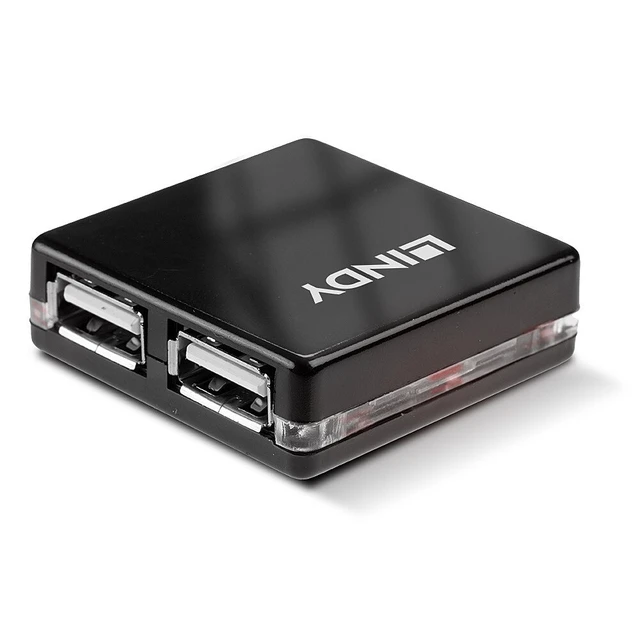Alt view image 4 of 5 - Lindy USB 2.0 Mini Hub 4 Port