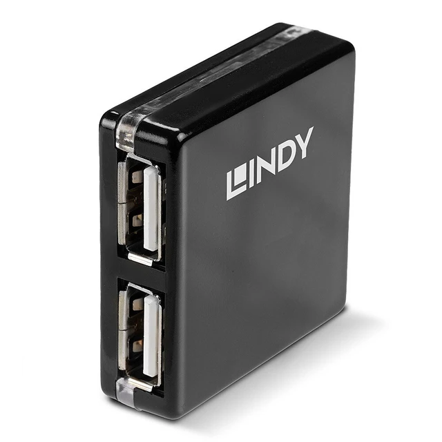 Alt view image 5 of 5 - Lindy USB 2.0 Mini Hub 4 Port
