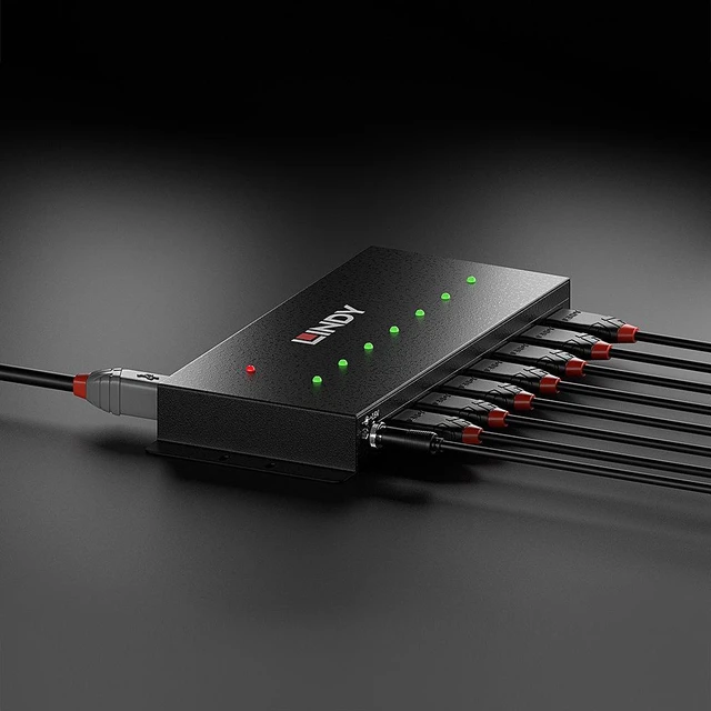 Alt view image 10 of 10 - USB 3.0 INDUSTRIAL HUB 7PORT