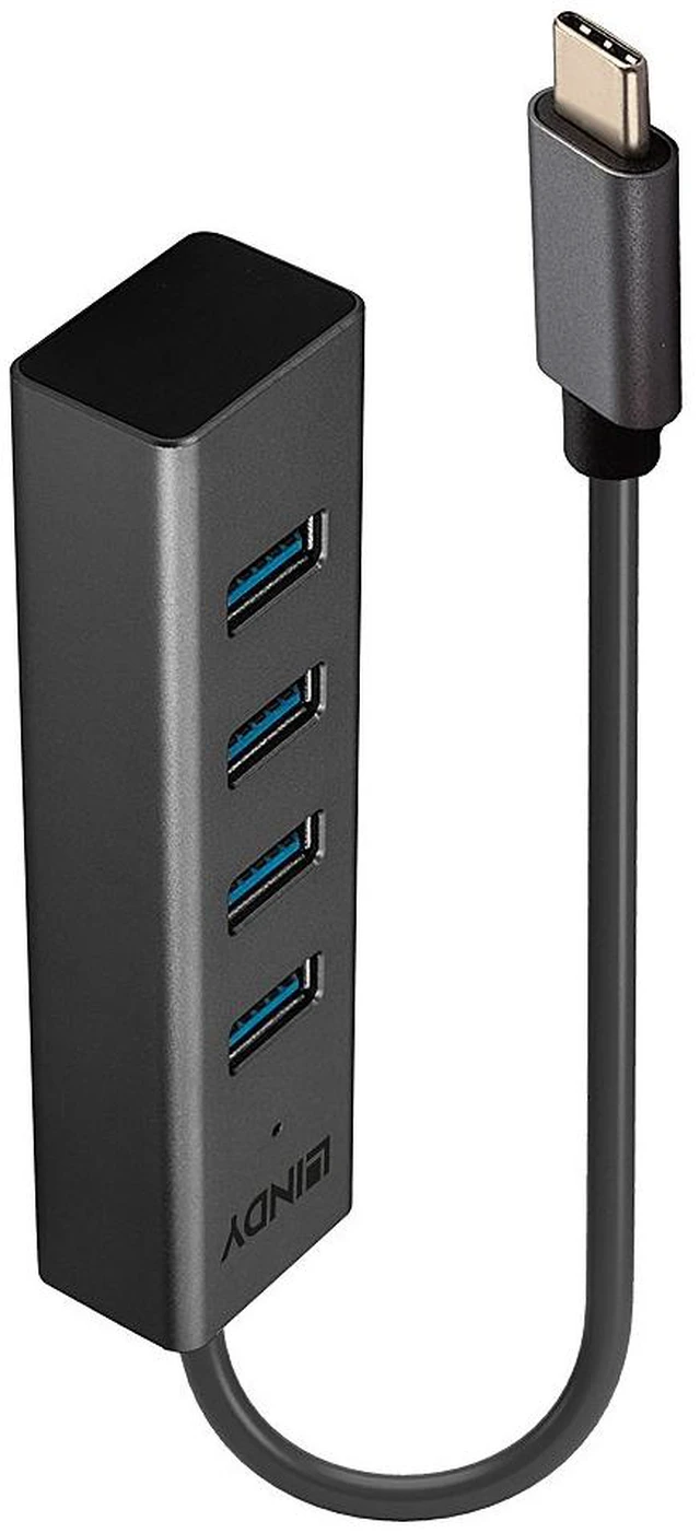 Main image of Lindy 4 Port USB 3.2 Type C Hub