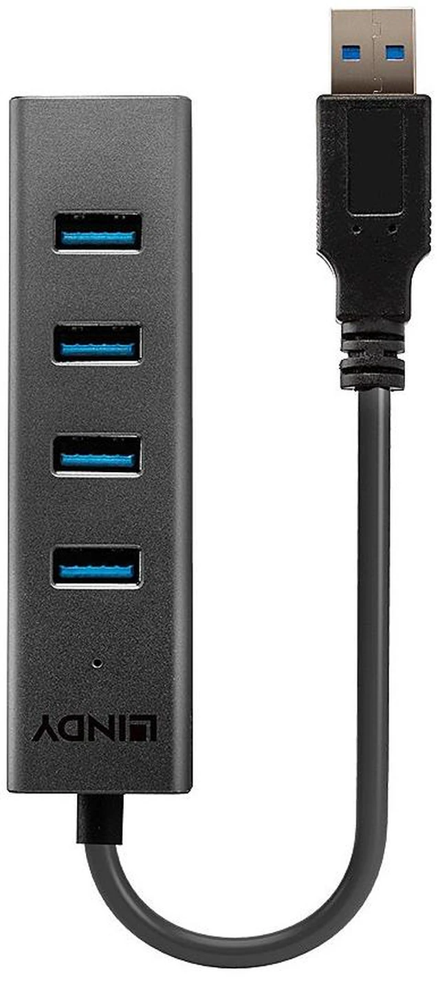 Alt view image 2 of 5 - Lindy 4 Port USB 3.0 Hub