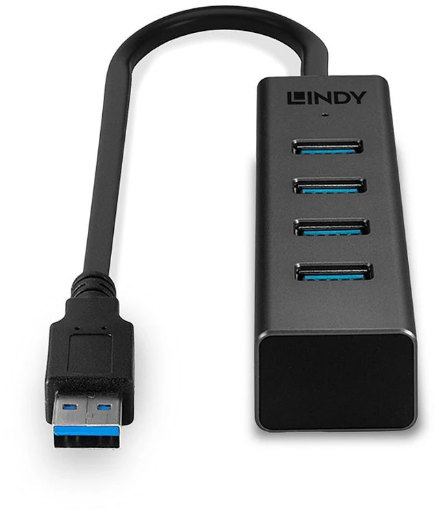 Alt view image 4 of 5 - Lindy 4 Port USB 3.0 Hub