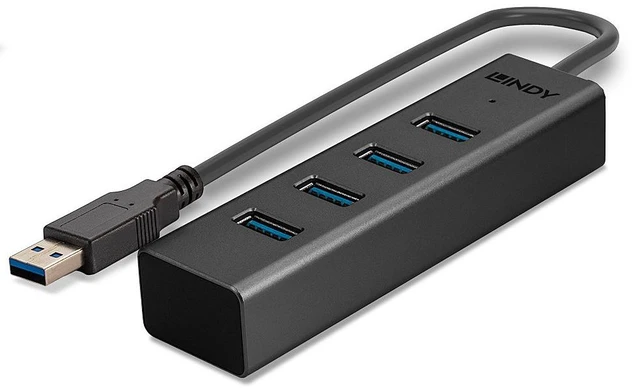 Alt view image 5 of 5 - Lindy 4 Port USB 3.0 Hub