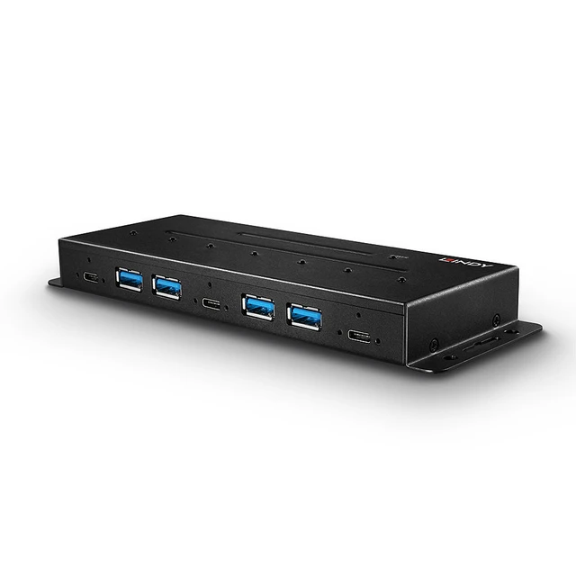 Alt view image 5 of 5 - Lindy 7 Port USB 3.1 Gen 2 Metal Hub