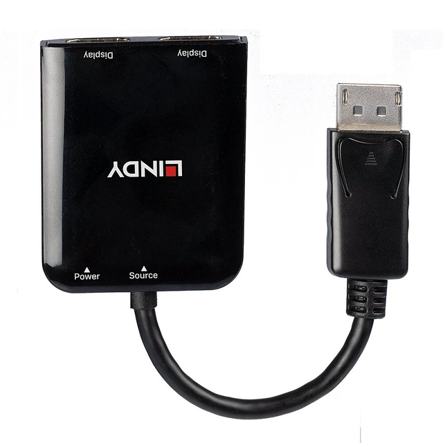 Alt view image 2 of 4 - Lindy 38430 interface hub DisplayPort 21600 Mbit/s Black