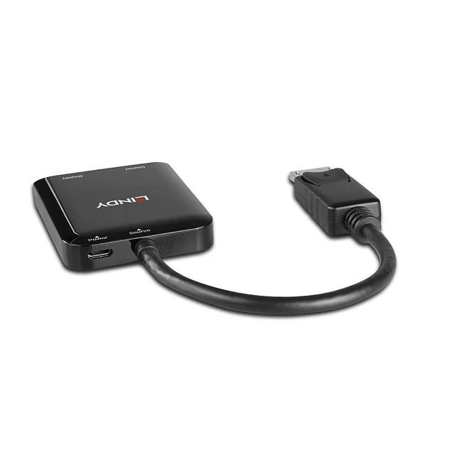 Alt view image 4 of 4 - Lindy 38430 interface hub DisplayPort 21600 Mbit/s Black