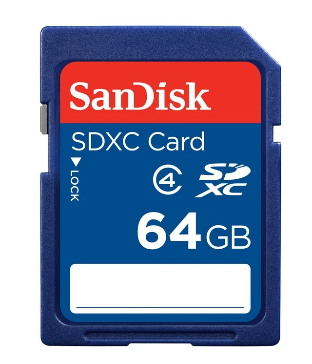 Alt view image 14 of 14 - 64GB Secure Digital Extended Capacity (SDXC) Memory Card, Class 4 #SDSDB064GB35