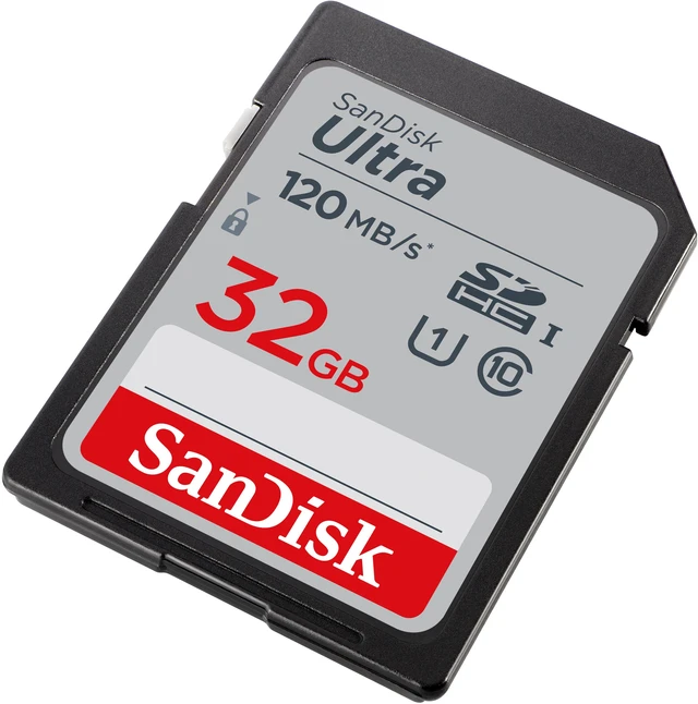 Alt view image 10 of 12 - SanDisk Ultra 32GB SDHC Memory Card, Up to 120 MB/s, Class 10, UHS-I, V10, 3 packs