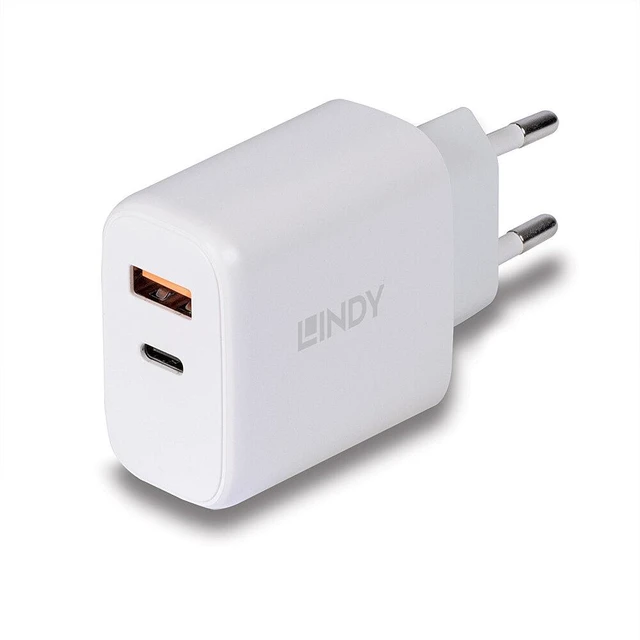 Main image of Lindy 73424 mobile device charger Universal White AC Fast charging Indoor