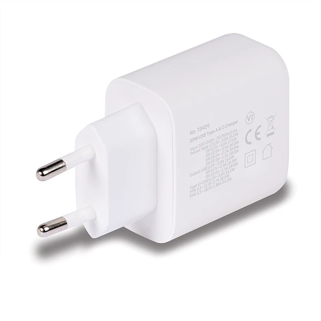 Alt view image 2 of 5 - Lindy 73424 mobile device charger Universal White AC Fast charging Indoor