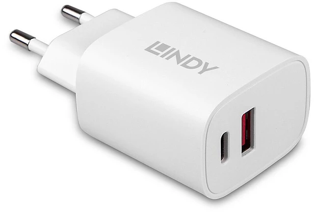 Main image of Lindy 73413 mobile device charger Universal White AC Fast charging Indoor