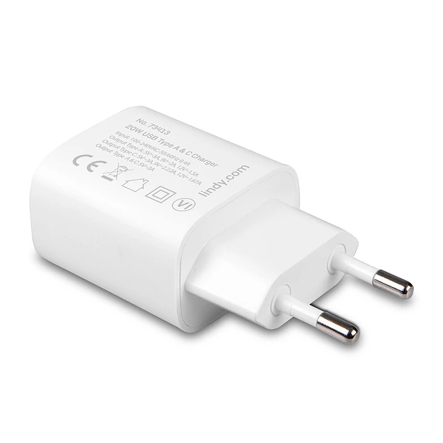 Alt view image 2 of 5 - Lindy 73413 mobile device charger Universal White AC Fast charging Indoor