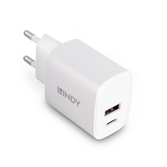 Alt view image 3 of 5 - Lindy 73413 mobile device charger Universal White AC Fast charging Indoor