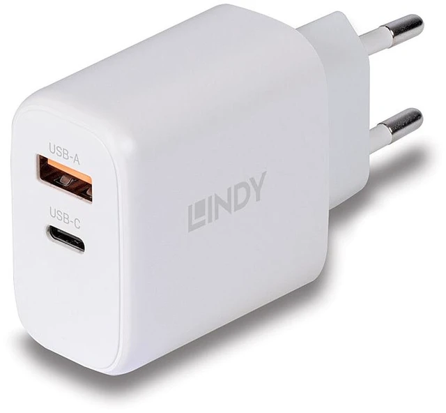 Main image of Lindy 73428 mobile device charger Universal White AC Fast charging Indoor