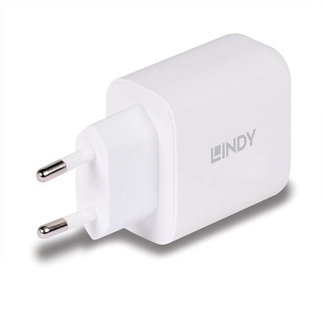 Alt view image 2 of 5 - Lindy 73428 mobile device charger Universal White AC Fast charging Indoor