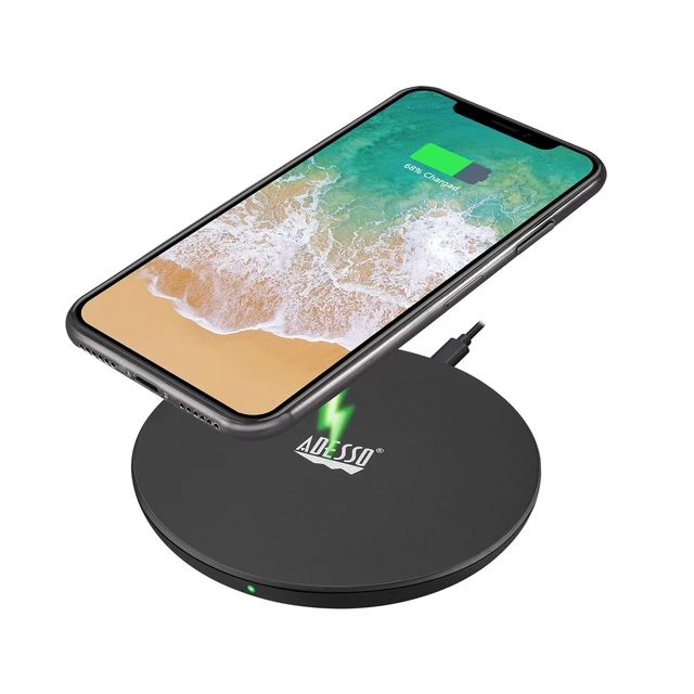 Alt view image 15 of 19 - Adesso AUH-1010 10W Max Qi-Certified Wireless Charger