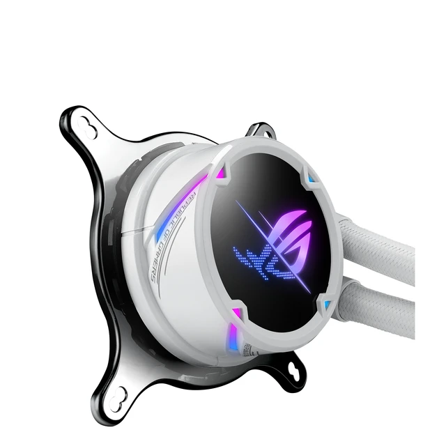 Alt view image 3 of 5 - ASUS ROG STRIX LC II 240 ARGB White Edition Processor All-in-one liquid cooler 12 cm 1 pc(s)