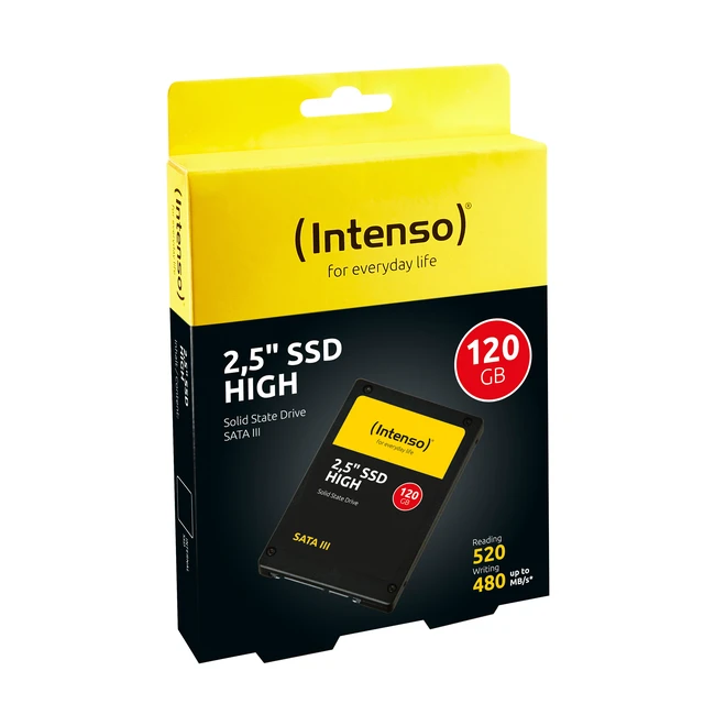 Alt view image 4 of 4 - Intenso High 2.5" 120 GB Serial ATA III TLC