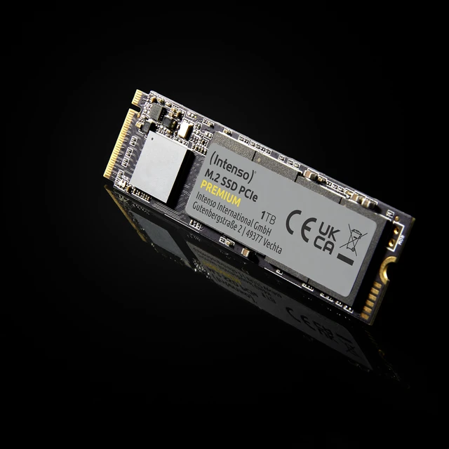 Alt view image 5 of 5 - Intenso SSD 500GB Premium M.2 PCIe PCI Express 3.0 NVMe
