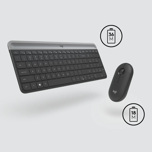 Alt view image 9 of 9 - MK470 SLIM WRLS KEYB + MOUSE