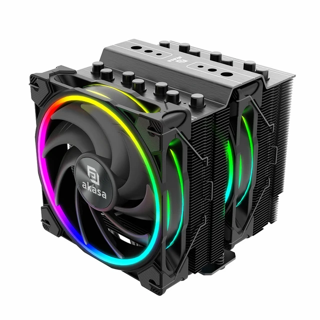 Alt view image 6 of 10 - Akasa Soho H7 Premium ARGB PWM Intel/AMD Processor Cooler (AK-CC4026HP01)