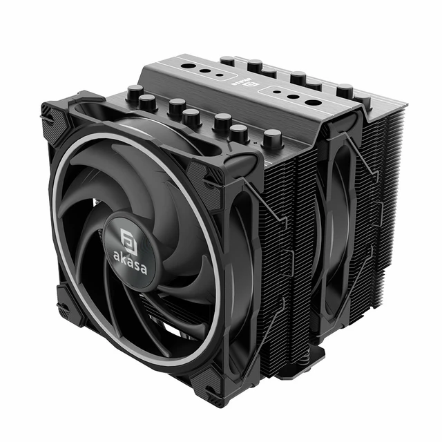Alt view image 7 of 10 - Akasa Soho H7 Premium ARGB PWM Intel/AMD Processor Cooler (AK-CC4026HP01)