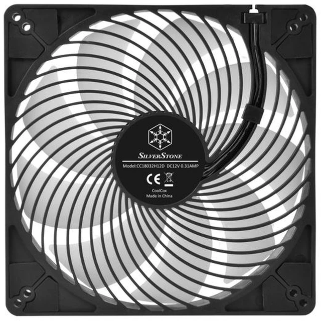 Alt view image 3 of 5 - Silverstone Air Penetrator 184i Computer case Air cooler 180/200 mm Black 1 pc(s)