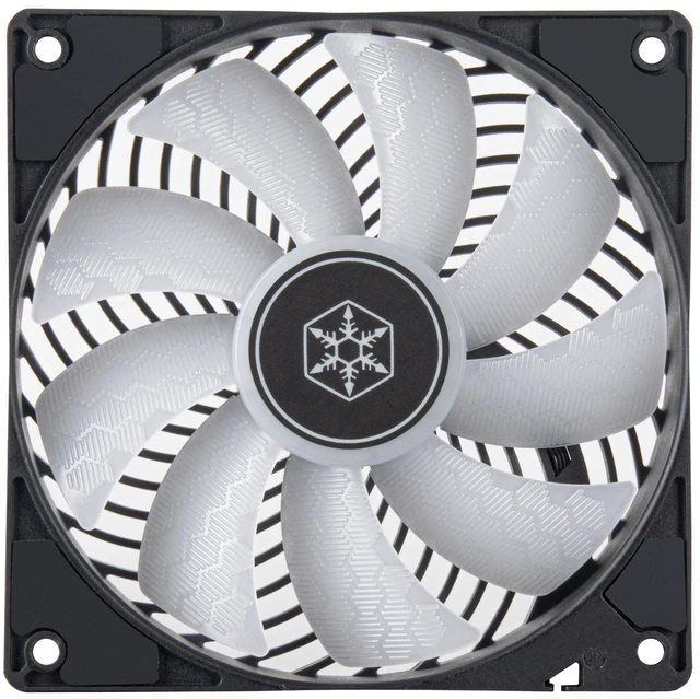 Alt view image 2 of 5 - Silverstone Penetrator Computer case Air cooler 12 cm Black 1 pc(s)