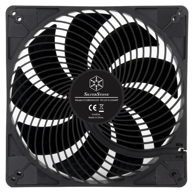 Alt view image 3 of 5 - Silverstone 184i PRO Computer case Air cooler Black 1 pc(s)