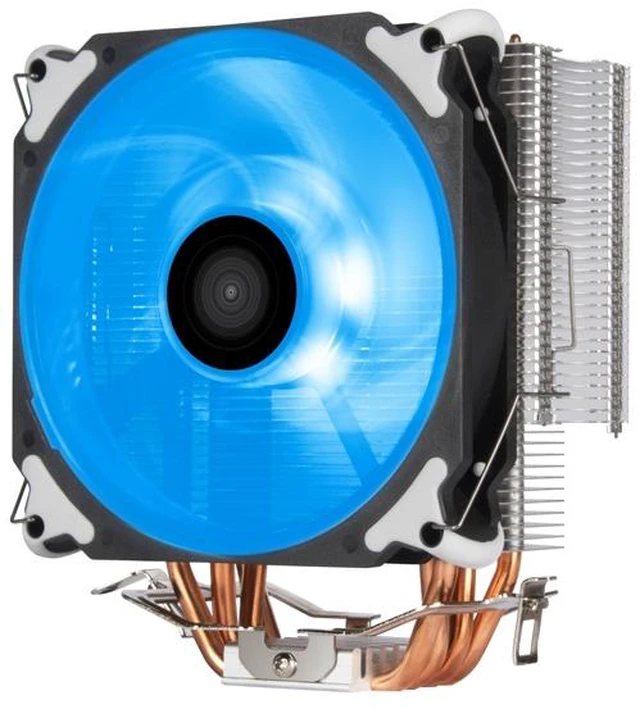 Main image of Silverstone AR12 RGB Processor Cooler 12 cm Black, Stainless steel, White